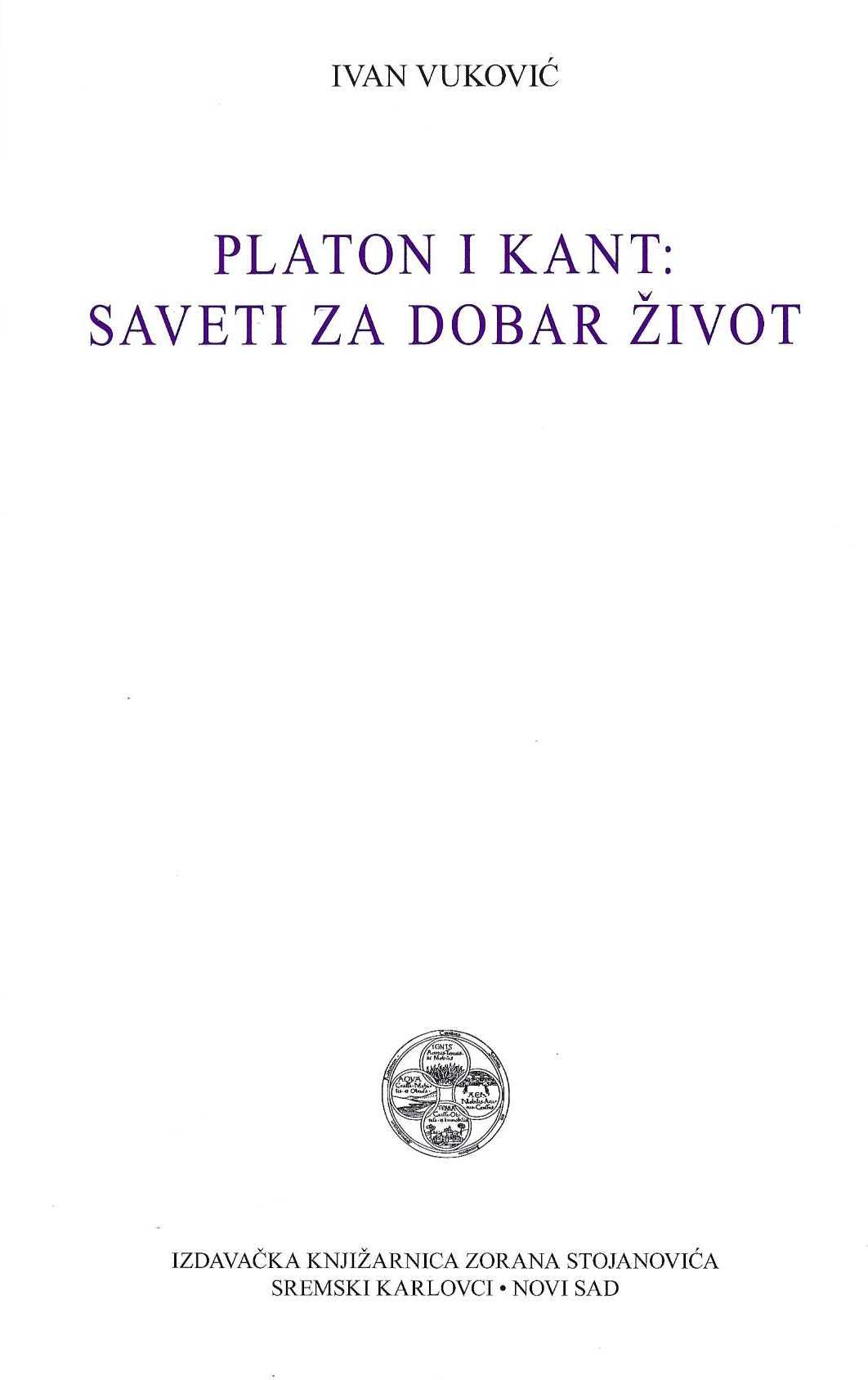 Platon i Kant: Saveti za dobar život