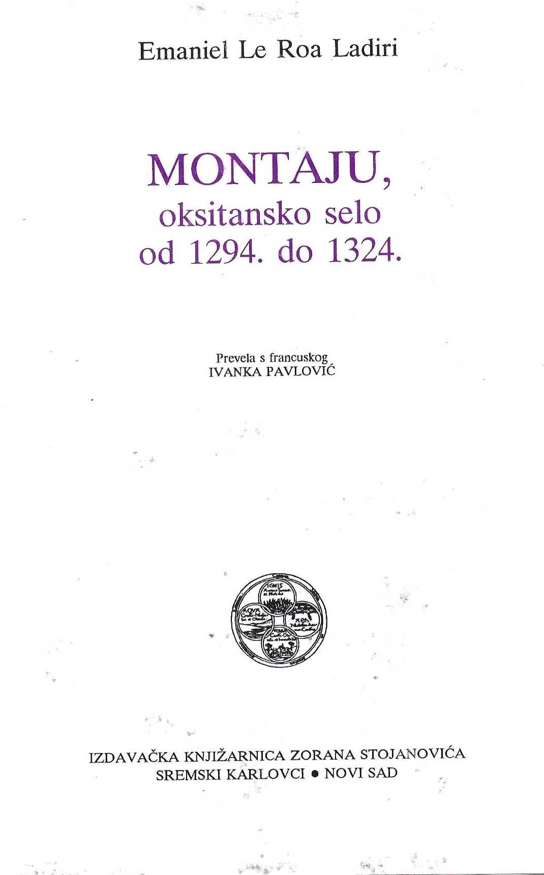 Montaju. Oksitansko selo od 1294-1324