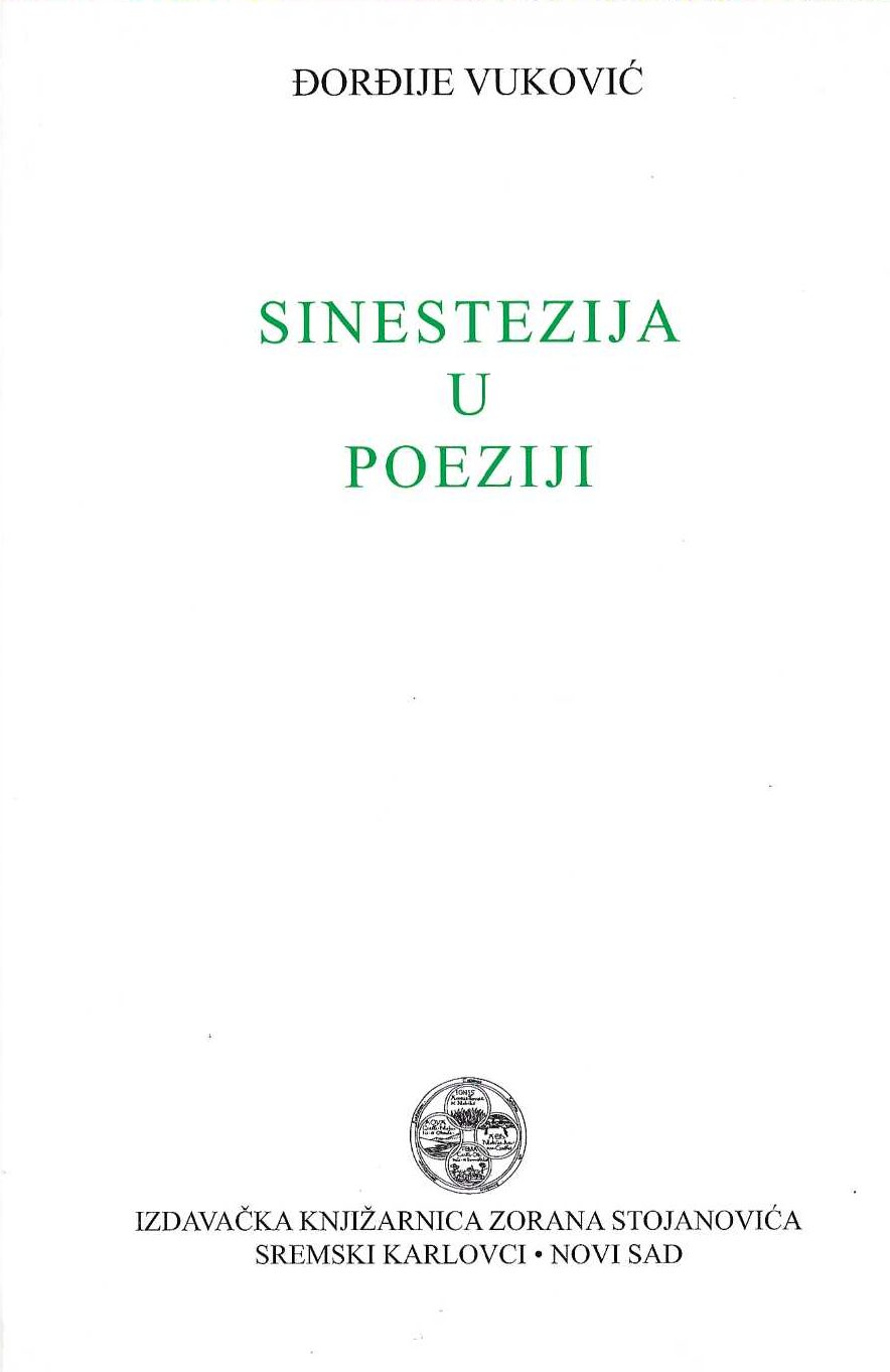 Sinestezija u poeziji