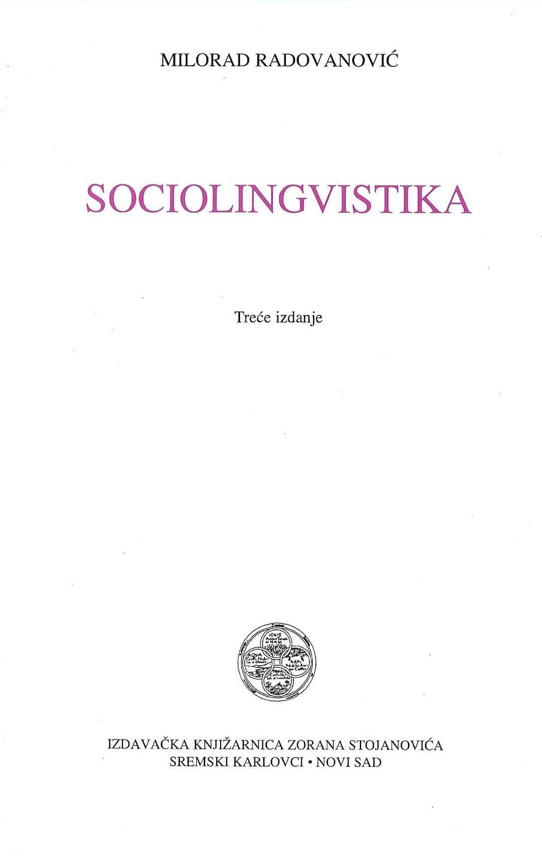 Sociolingvistika