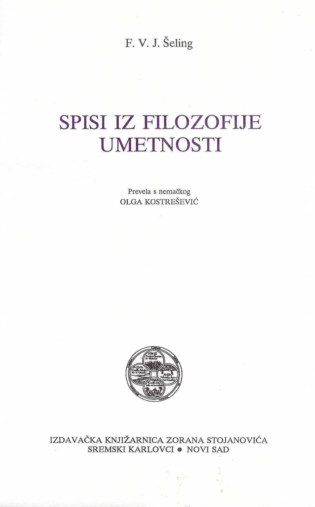 Spisi iz filozofije umetnosti