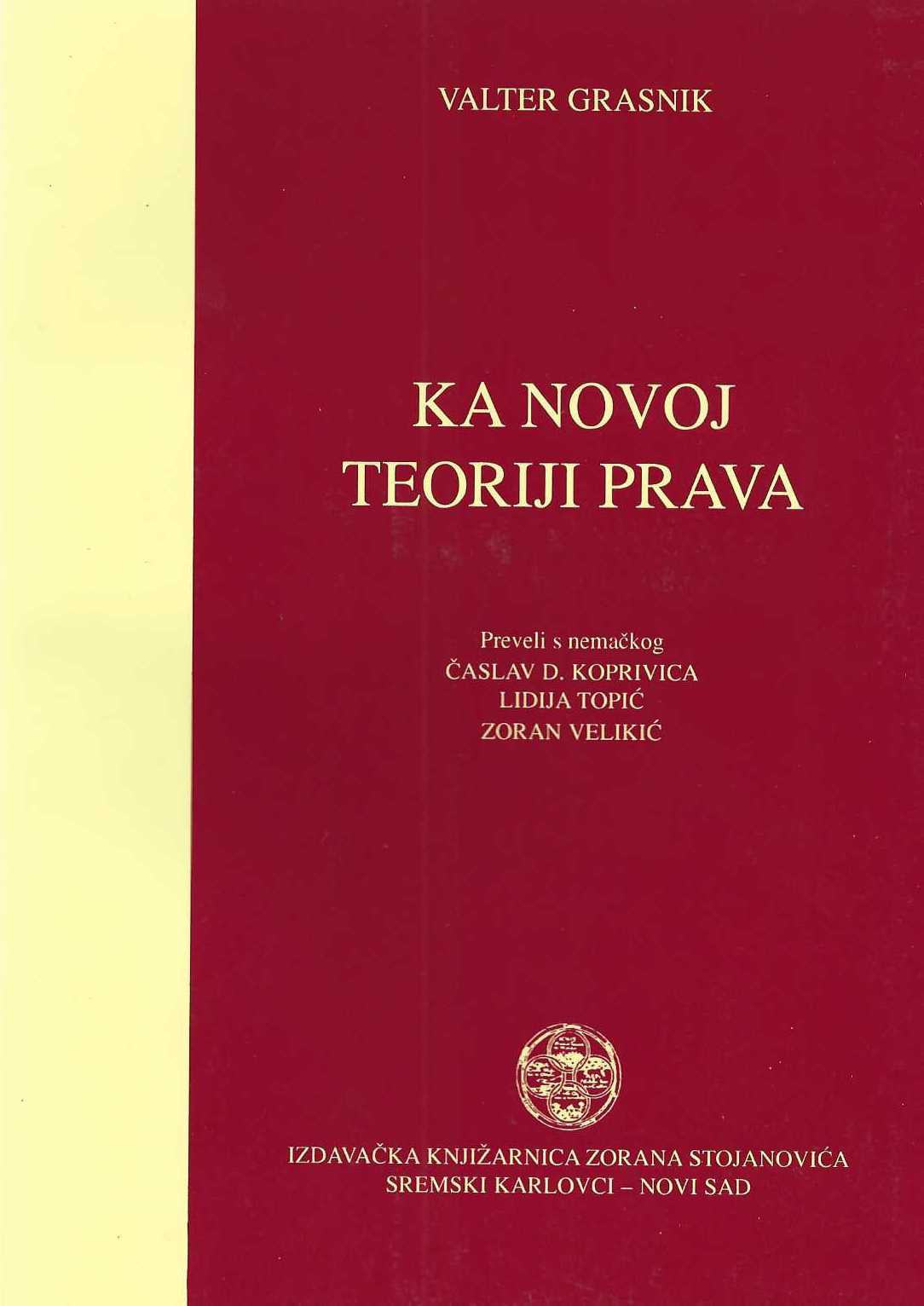 Ka novoj teoriji prava