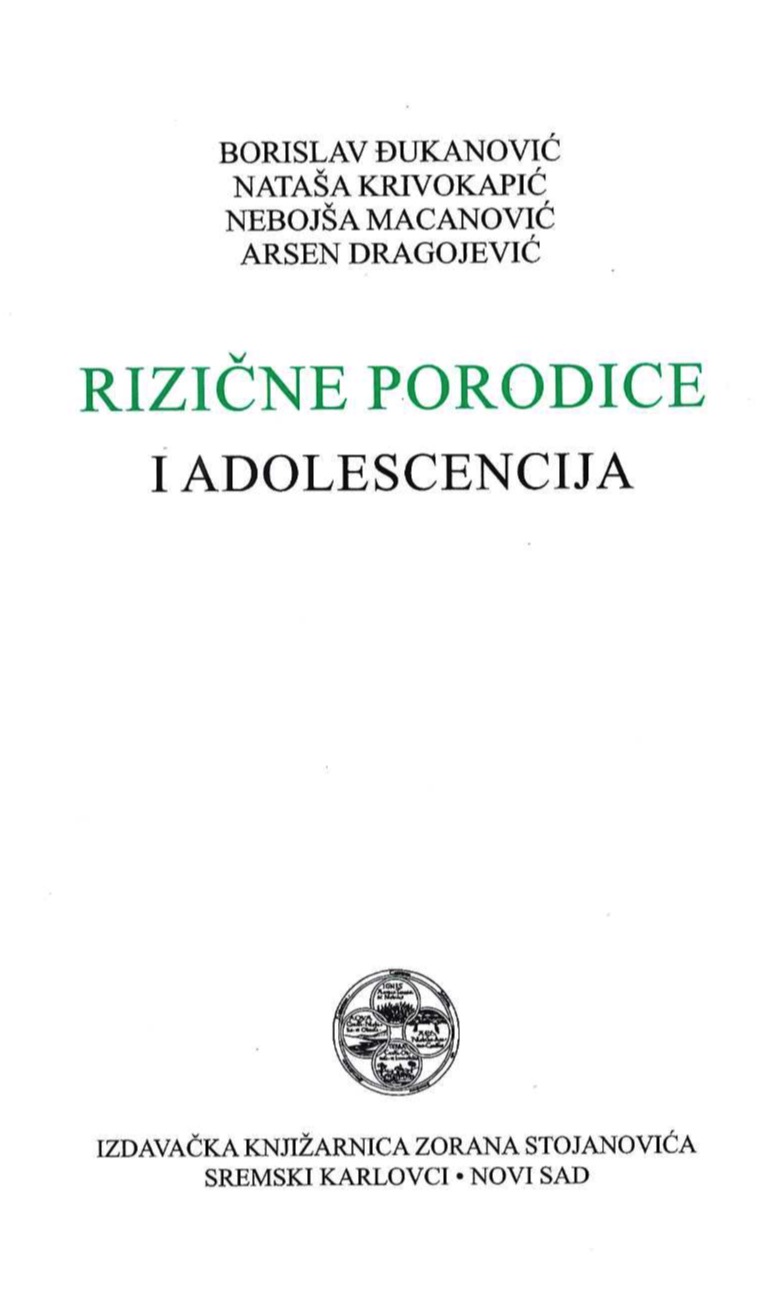 Rizične porodice i adolescencija