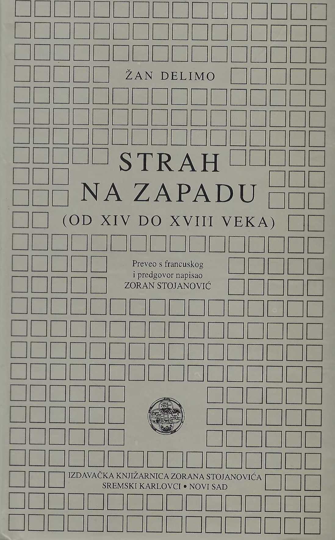Strah na zapadu XIV do XVIII veka