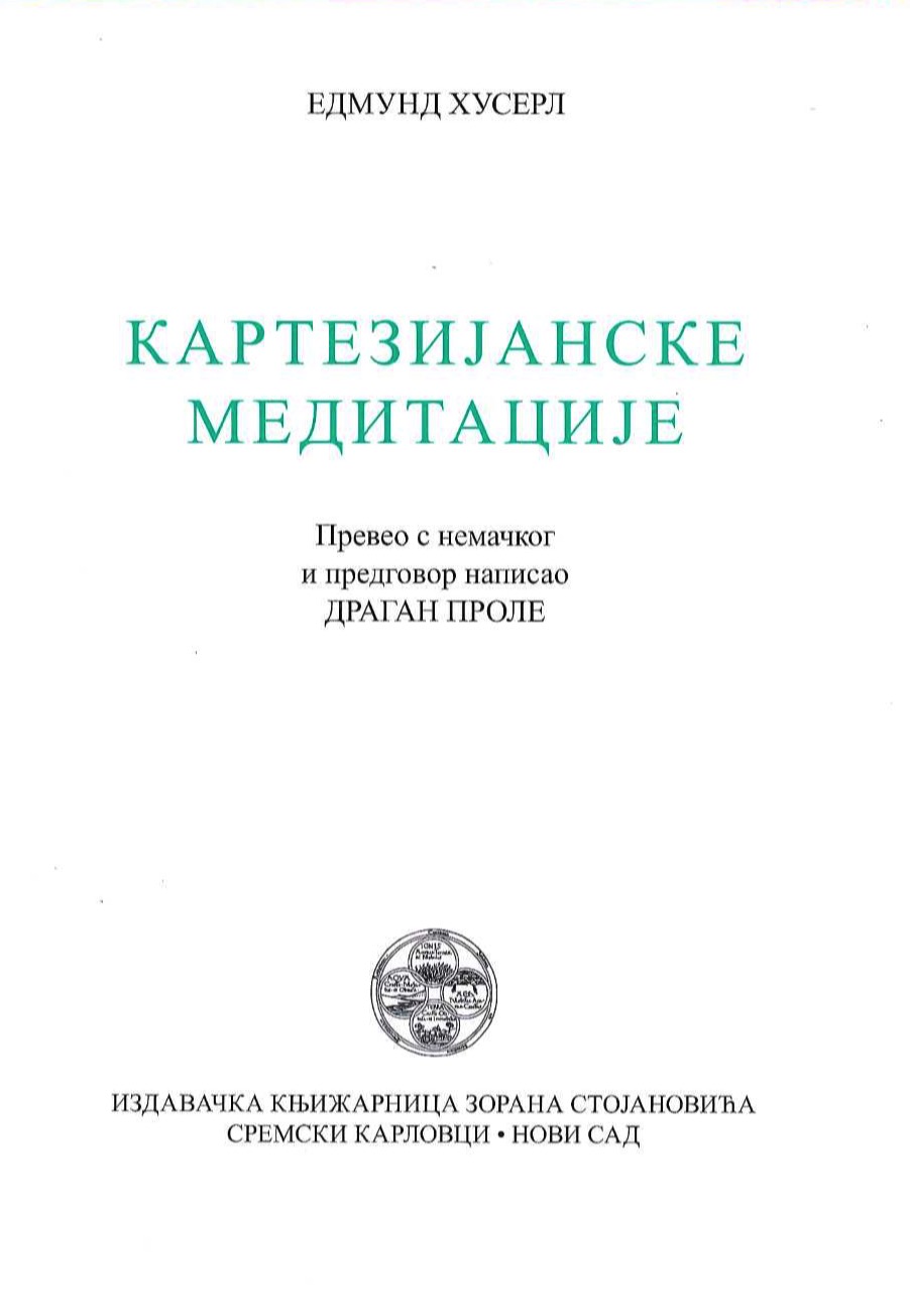 Kartezijanske meditacije