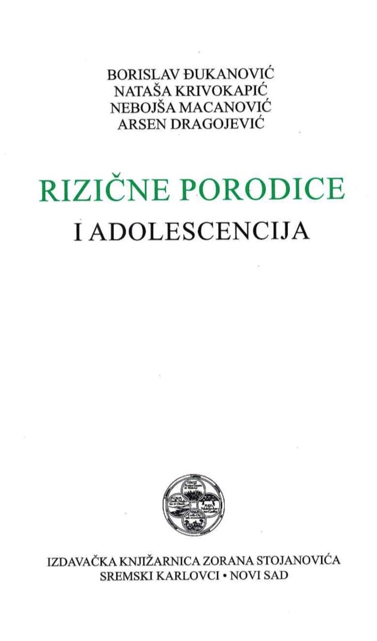 Rizične porodice i adolescencija